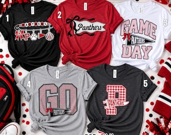 Camiseta de los Panthers, Camiseta de los Panthers, Vintage, Banderín, Imperdible, Sudadera con capucha, Sudadera, Fútbol americano, Baloncesto, Béisbol, Animadora, Profesor, Mamá, Papá