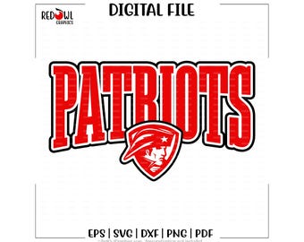 Patriotas SVG, mascota del equipo Patriota, clipart, SVG, DXF, EPS, PNG, PDF, sublimación, archivo de corte, HTV, vector, digital, mamá, papá, entrenador