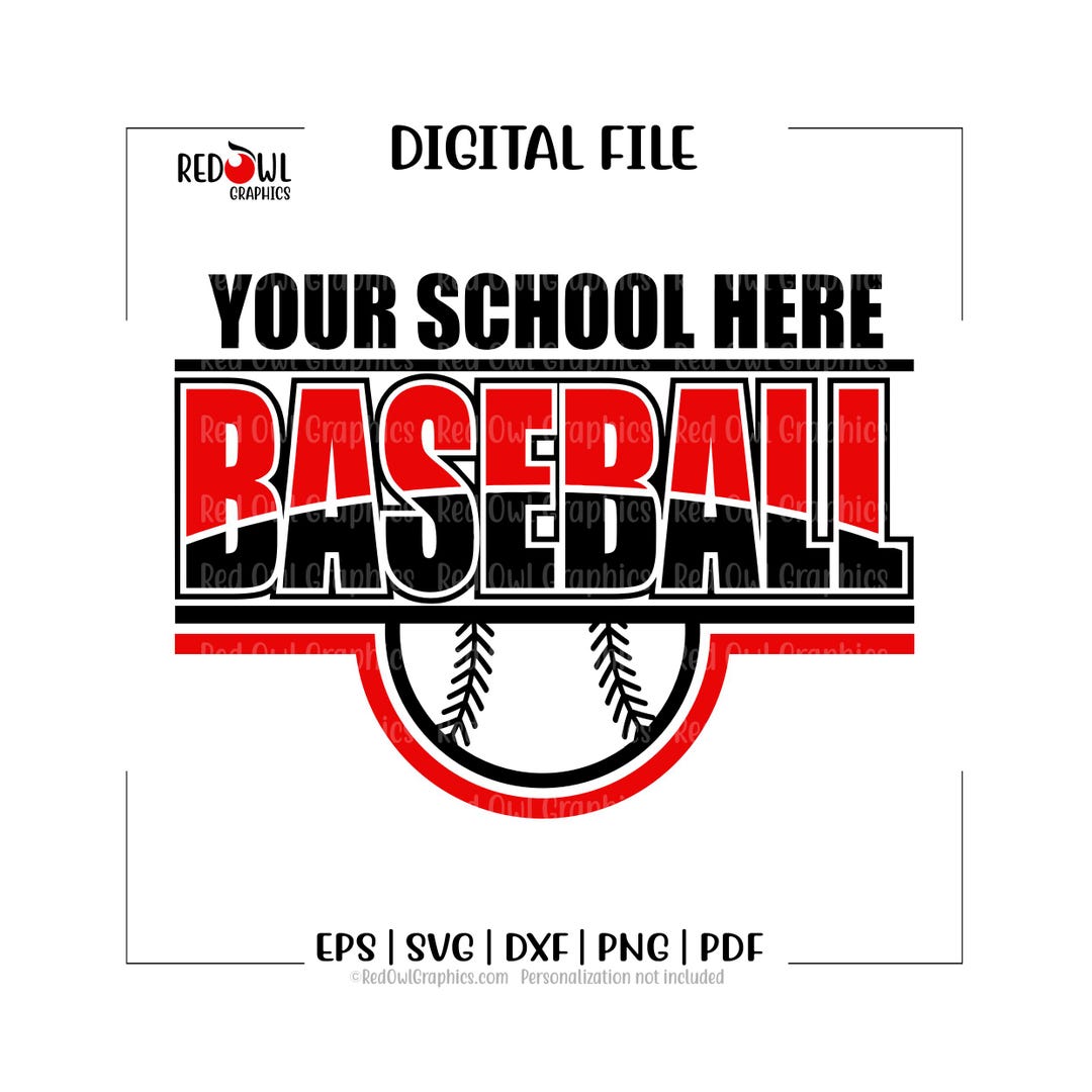 Personalized Baseball Svg, Custom Design, Baseball Png, Team Mascot ...