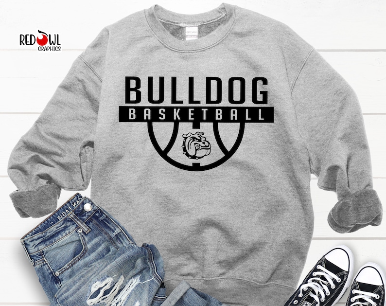 Basketball Shirt Bulldog Shirt Bulldog Basketball Tshirt Etsy