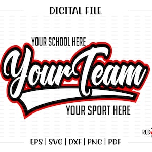 Custom, Personalized, Script, Tail, Sport, Athletic, School, Team, Mascot, svg, dxf, eps, png, pdf, sublimation