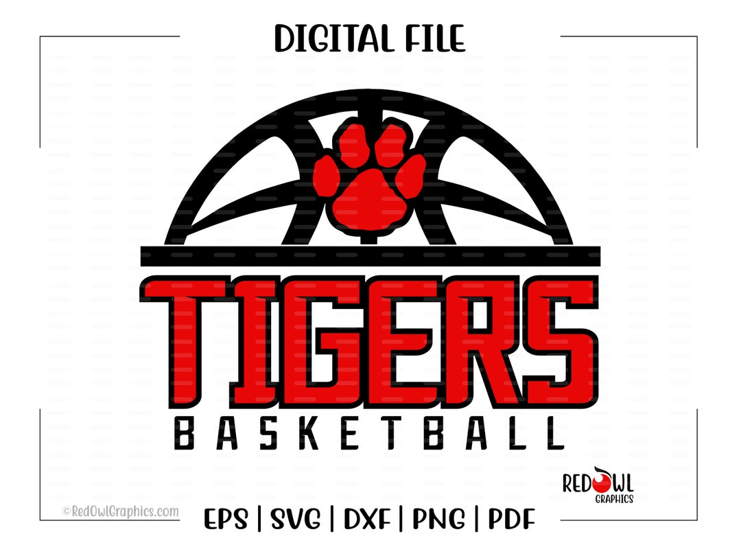 Basketball Svg, Tiger Basketball Svg, Tiger, Tigers, Basketball, Svg