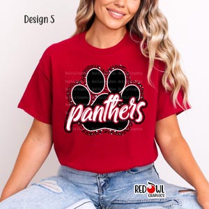 Camiseta de pantera, pantera, camiseta, sudadera con capucha, sudadera, cuello redondo, panteras, fútbol, baloncesto, béisbol, porristas, lucha libre, profesor, mamá, papá