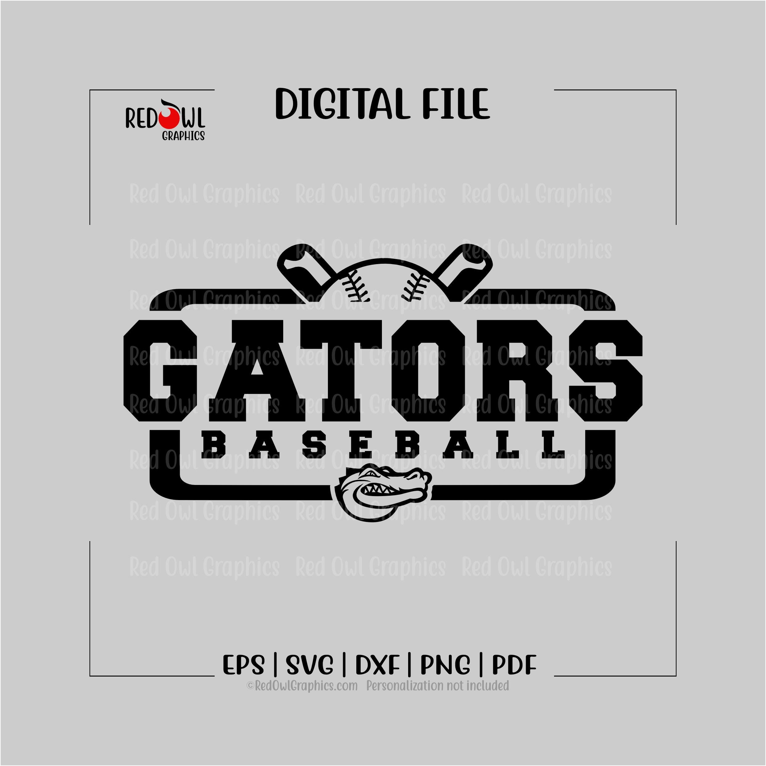 Gators Pdf Gator Baseball Svg, Baseball Png, Gators, Team Mascot, Sport, Coach ...