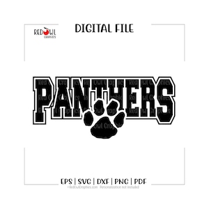Panther svg, Panthers svg, Paw svg, Panther, P, Panthers, Paw, svg, dxf, eps, png, pdf, sublimation, cut file, htv, vector, digital