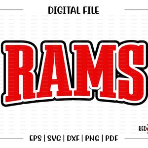 Widder svg, Widder svg, Widder, Widder, Maskottchen, Schule, svg, dxf, eps, png, pdf, Sublimation, geschnittene Datei, HTV, Vektor, digital, Clipart, Design