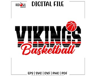 Baloncesto SVG, Baloncesto Vikingo, Vikingo, Vikingos, diseño, Baloncesto, SVG, DXF, EPS, PNG, PDF, sublimación, archivo de corte, vinilo textil, vector, digital