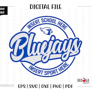 Bluejay svg, Bluejay, Bluejays, Script, clipart, design, svg, dxf, eps, png, pdf, sublimation, cut file, htv, design