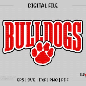 Bulldog svg, Bulldogs svg, Bulldog, Retro, Bulldog Mascot, Bulldogs png,  svg,dxf, eps, png, pdf, sublimation, cut file, htv, vector