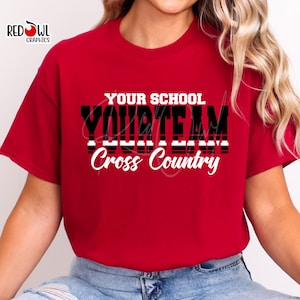 Cross Country Shirt, Personalized Cross Country T-Shirt, Shirt, T-Shirt, Cross Country, XC, Personalized shirt, Mom, Dad, Sister, Any Team