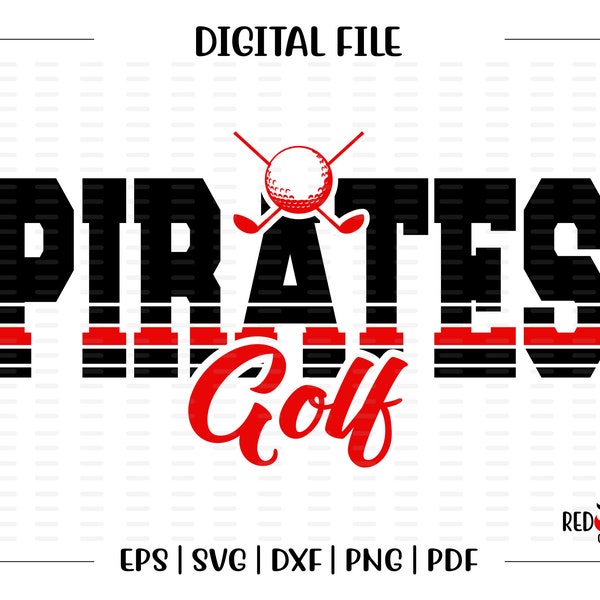 Golf svg, Pirate Golf svg, Pirate, Pirates, Golf, svg, dxf, eps, png, pdf, sublimation, cut file, htv, vector, digital