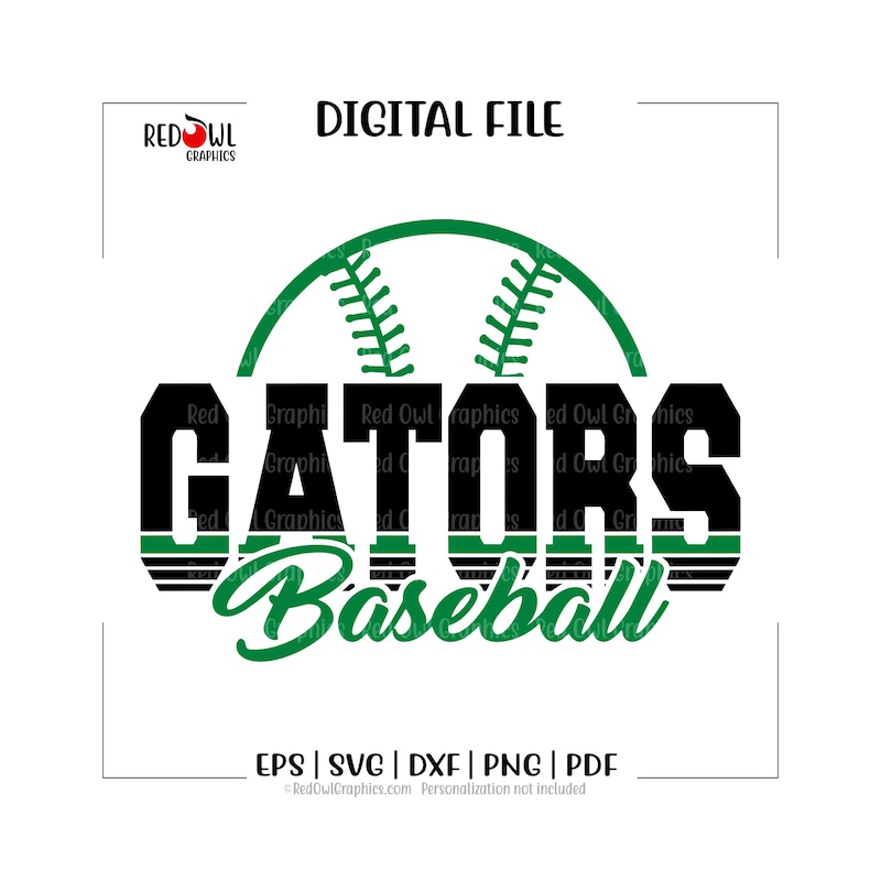 Fancy Letters Vector Gator Baseball Transfer - Etsy