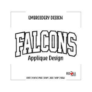 Falke, Falken, Stickdatei, Applikation, Schule, Falke Stickerei, Stickerei, Maschine, Design, dst, xxx, pes, exp, jef, vip, nähen