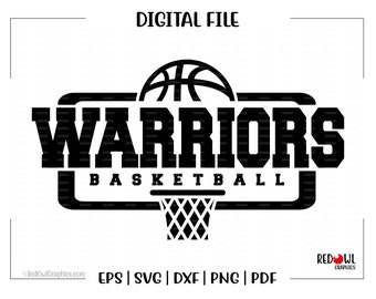 Warrior Basketball svg, Basketball svg, Warrior, Warriors, Basketball, svg, dxf, eps, png, pdf, sublimation, cut file, htv, vector, digital