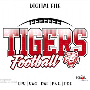Football svg, Tiger Football svg, Tiger, Tigers, Football, Tiger svg, svg, dxf, eps, png, pdf, sublimation, cut file, htv, vector, digital