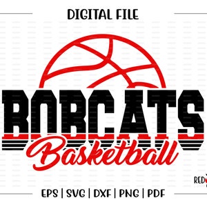 Basketball svg, Bobcat Basketball svg, Bobcat, Bobcats, Basketball, svg, dxf, eps, png, pdf, sublimation, cut file, htv, vector, digital