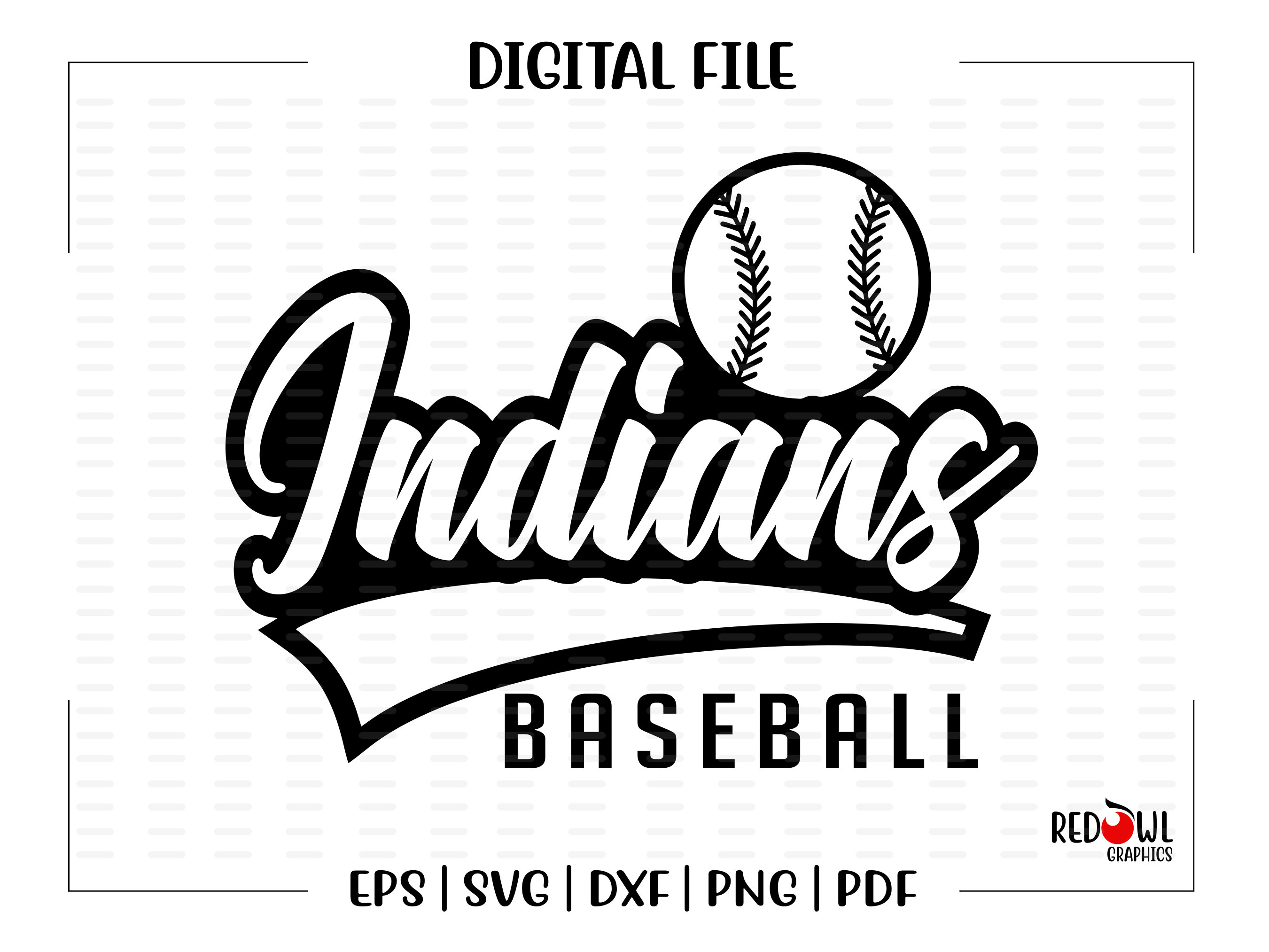 Cleveland Indians Baseball Team Svg For Cricut Sublimation Files