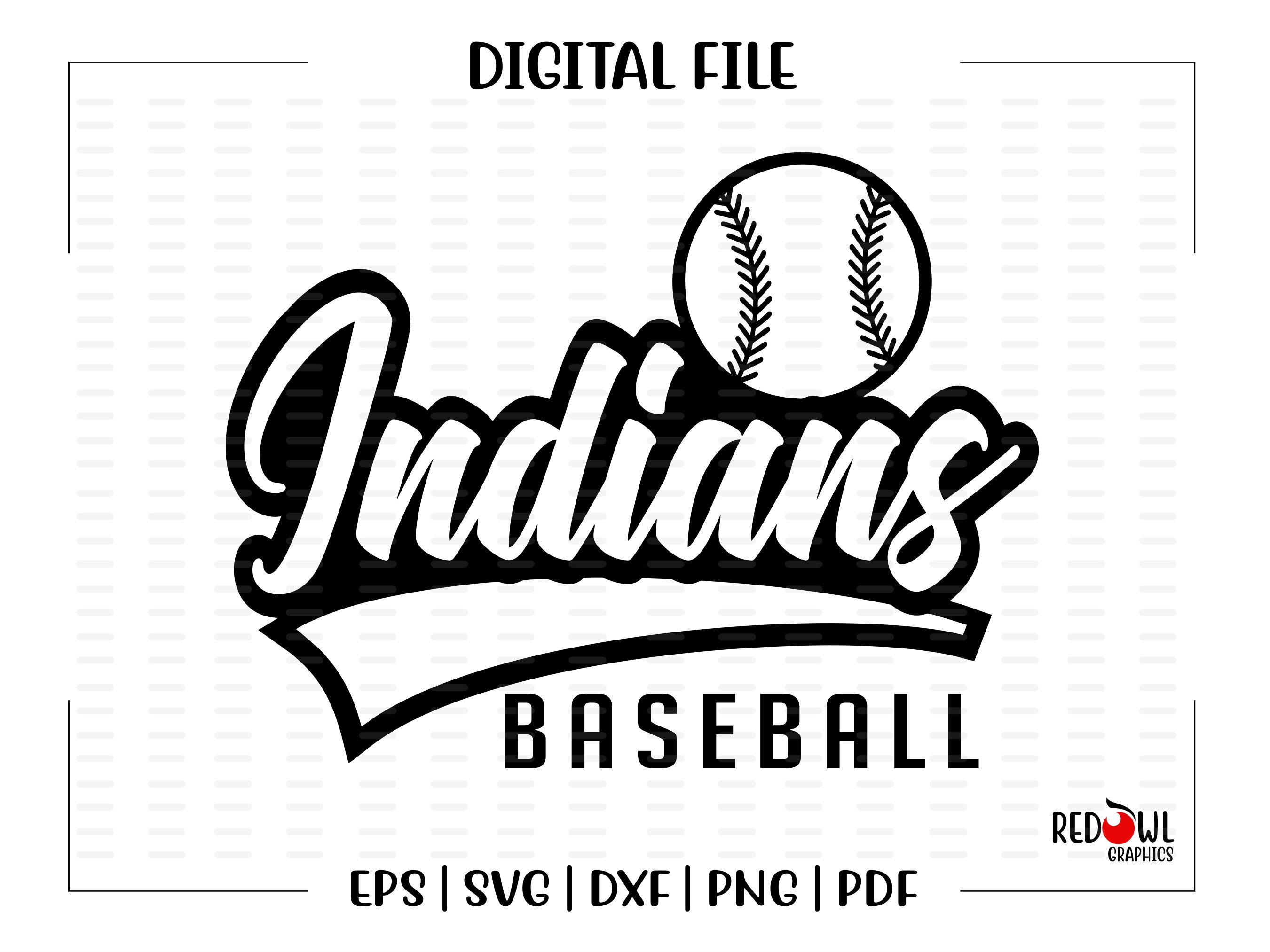 Cleveland Indians Baseball Team Svg For Cricut Sublimation Files