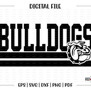 Bulldog Svg Bulldogs Svg Bulldog Bulldogs Svg Dxf Eps - Etsy