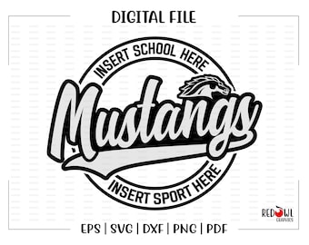 Mustangs svg, Mustang svg, Mustang, Mustangs, Clipart, Design, Sublimation, Mascot, svg, dxf, eps, png, pdf, sublimation, cut file, htv