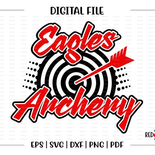 Archery svg, Eagle Archery, Eagle, Eagles, Eagle svg, Archery, svg, dxf, eps, png, pdf, sublimation, cut file, htv, clipart, design