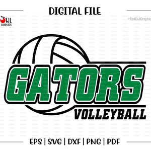 Volleyball svg, Gator Volleyball svg, Gator, Gators, Volleyball,svg,dxf, eps, png, pdf, sublimation, cut file, htv, vector, digital