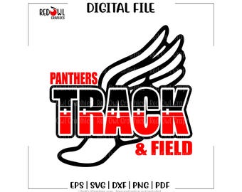 Pista SVG, Pista de pantera SVG, Pantera, Panteras, Pista, Campo, SVG, DXF, EPS, PNG, PDF, Sublimación, Archivo de corte, HTV, Vector, Digital