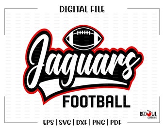 Football svg, Jaguar Football svg, Jaguar, jaguars, Football, svg, dxf, eps, png, pdf, sublimation, clipart, design, htv, cut file