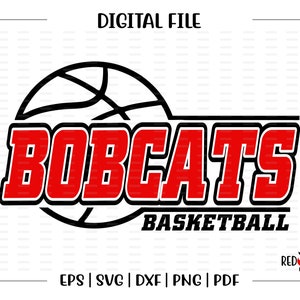 Basketball svg, Bobcat Basketball svg, Bobcat, Bobcats, Basketball, svg, dxf, eps, png, pdf, sublimation, cut file, htv, clipart, design