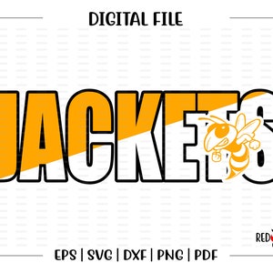 Jackets svg, Yellowjackets svg, Jacket, Jackets, yellowjackets, svg, dxf, eps, png, pdf, sublimation, cut file, htv, vector, digital