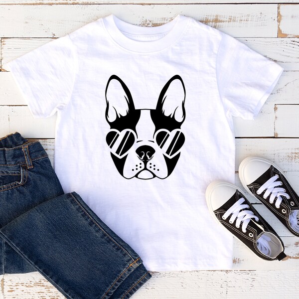 Boston Terrier Shirt Etsy
