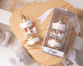 Karussell-Babyparty-Geschenk: Personalisiertes Andenken-Geschenk-Set