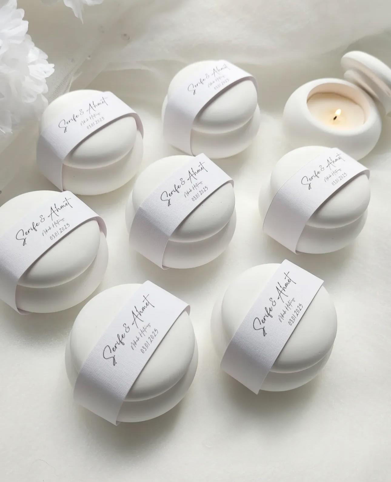 Luxury Wedding Favors Candle, Personalized Scented Candle, Wedding Souvenirs For Guests, Bulk Wedding Favors,  Wedding Gift ,Thank You Gifts