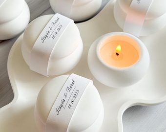 Luxus Hochzeit Bevorzugungen Kerze, personalisierte Duftkerze, Hochzeit Souvenirs für Gäste, Massenhochzeit Gefälligkeiten, Hochzeitsgeschenk, Danke Geschenke