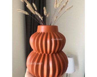 living room decor , Nordic Vase Collection ,  ceramic vase ,  minimalist vase , Bookshelf decor , colorful kitchen decor ,  Flowers vase