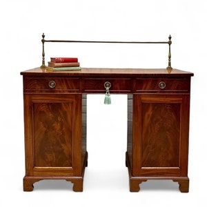Antique Georgian Mahogany Sideboard / Brass Gallery Circa 1810 /  FREE DELIVERY