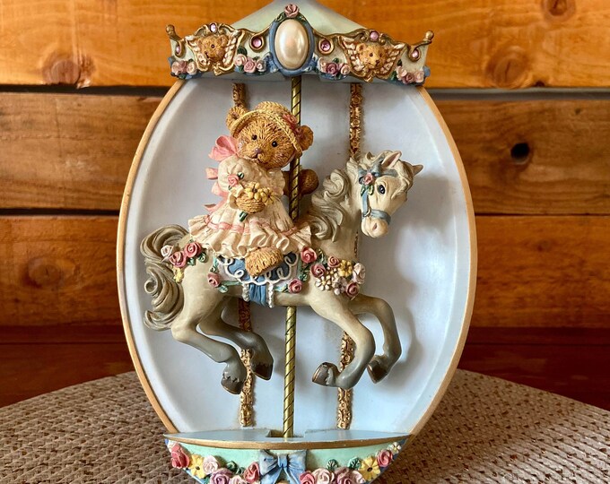 Vintage Bradford Exchange Teddy Bear Dreams catch A Falling Starmusical