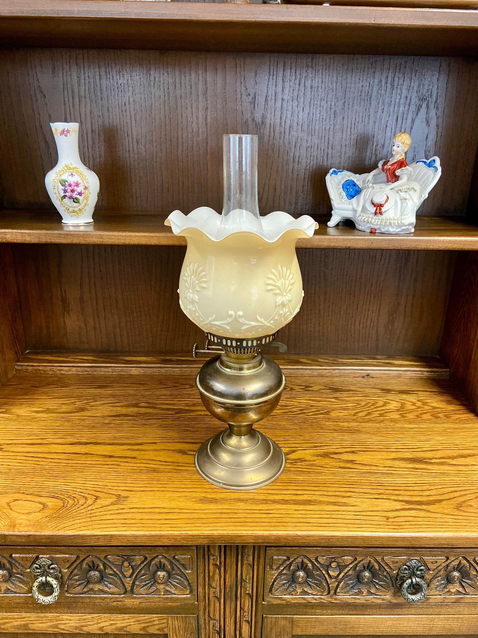 Bohemia crystal oil on sale lamp
