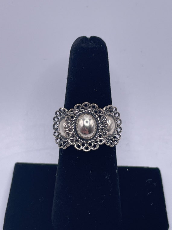 Vintage Handmade Sterling Silver Statement Ring Ad