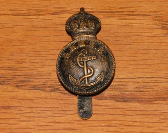 WW1 British R.N.M.B.R.(Royal Naval Motor Boat Reserve).Cap Badge Circa.1916