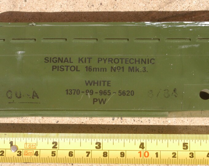 Miniflare Army Signal Kit Pyrotechnic 16mm No1 Mk3 White Case Etsy UK
