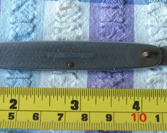 Vintage Sheffield steel twist open plated penknife one ring missing