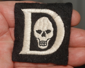Commando D Embroidered Cloth Patch Copy