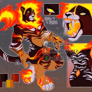 Lion fursona adopt furry adoptable character