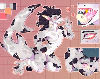 Shark fursona adopt furry adoptable character