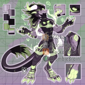 Dragon fursona adopt furry adoptable character Pride Month