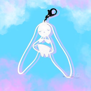 Chobits Chii rabbit earrings or charm