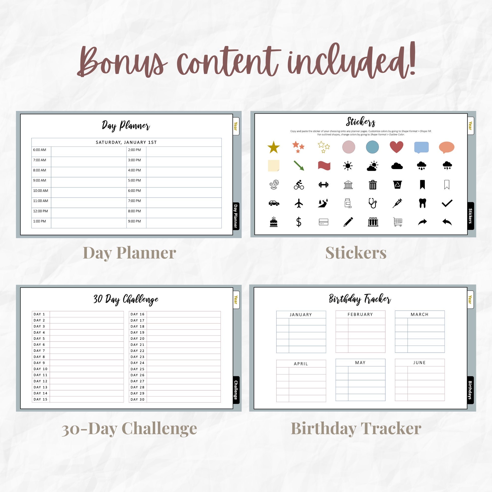 20222023 Digital Planner Google Slides Planner Powerpoint Etsy