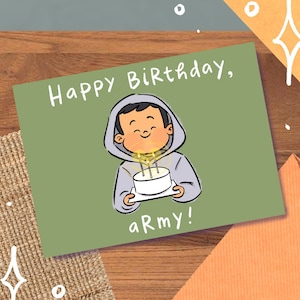RM Birthday Candle Card, Special Day Namjoon