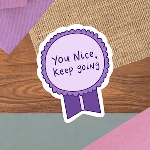 Adesivo "You Nice, Keep Going" di Jimin, decorazione dell'esercito del nastro